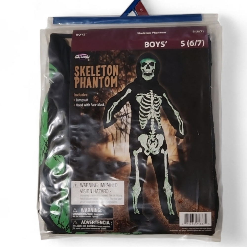 Skeleton Phantom S(6/7) Halloween Costume